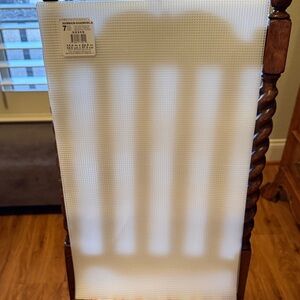 White Textured Canvas by Fred